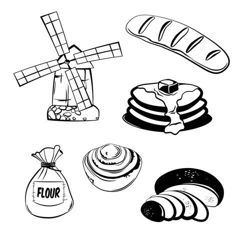 Flour Drawing | Free download on ClipArtMag