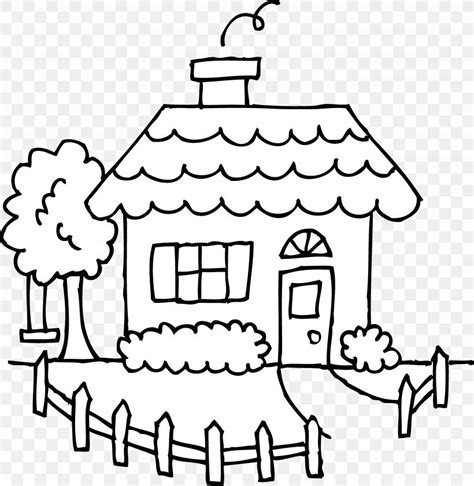 House Drawing Black And White Clip Art, PNG, 5375x5517px, House, Area ...