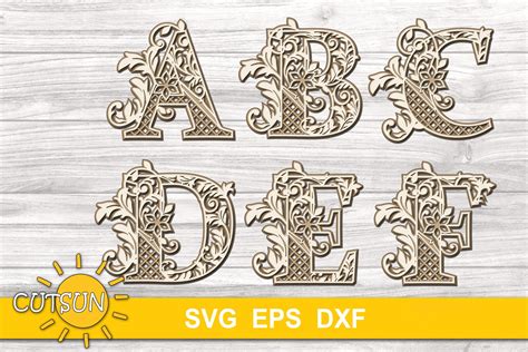 Cricut Svg Silhouette Svg Monogram Svg 3D Letter H Zentangle SVG Layered Mandala SVG co Digital ...