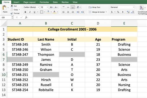 How to Create Data Lists in Excel Spreadsheets