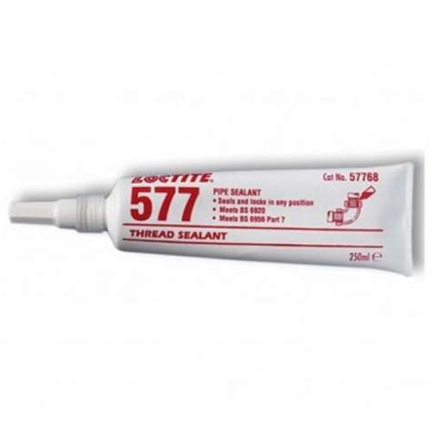 LOCTITE 577 PIPE SEAL 250ML FAST CURE MED STRENGTH - Fasteners Fixings ...