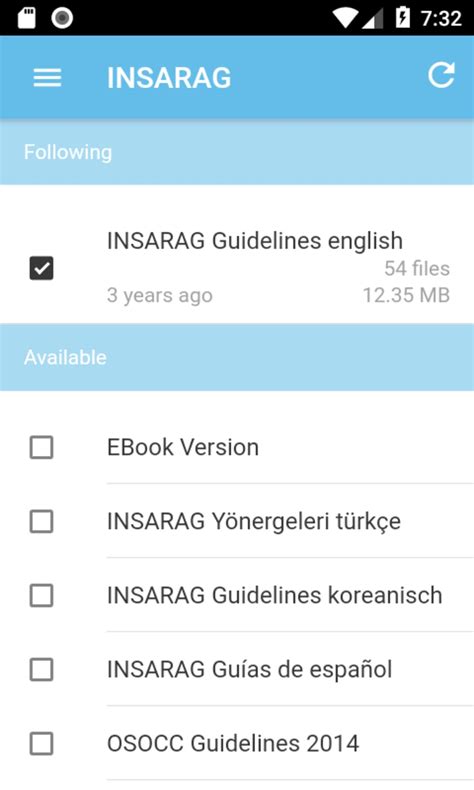 INSARAG Guidelines APK for Android - Download