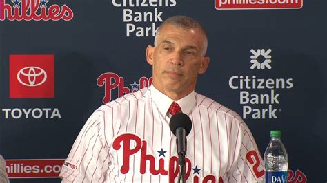 Manager Joe Girardi Talks as He Opens 1st Spring Training With Phillies ...