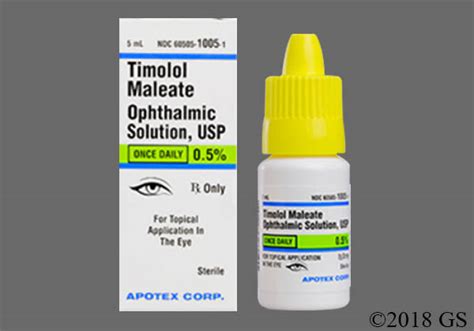 Timolol Maleate 0.5% Ophthalmic Drops, Sol 5 ML Sol - 110508