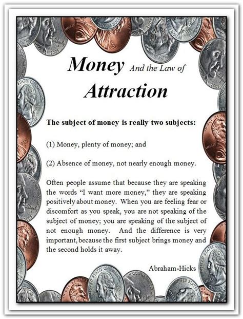 Law Of Attraction Quotes Money. QuotesGram