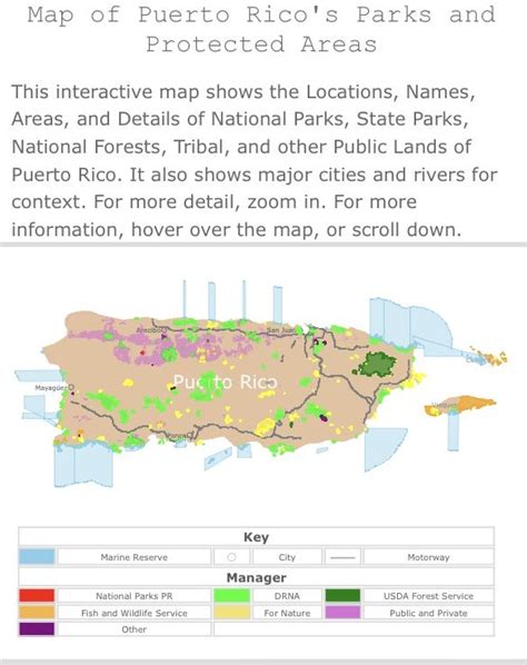 Interactive Map of Puerto Rico's National Parks and State Parks | State parks, El yunque ...