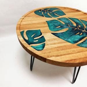 Fern Coffee Table Epoxy Resin Table Decorative Table Modern - Etsy | Hars tafel, Tafel, Decoraties