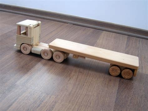 Flavia, the Flat Bed Wood Truck a Waldorf Wooden Toy Truck, Flat Nose ...