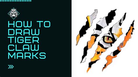 How To Draw Tiger Claw Marks | Unique And Coll Tiger Drawing | Tiger ...