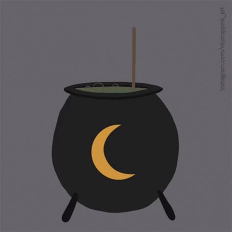 Witch Cauldron GIF - Witch Cauldron Witchs Brew - Discover & Share GIFs