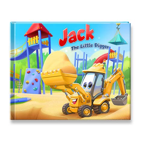 Personalized Story Book The Little Digger | Digger Kids Book — Story Bug