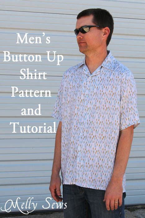 Men's Shirt Pattern and Tutorial - Melly Sews