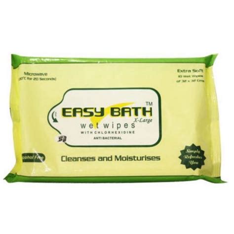 EASY BATH WET WIPES WITH CHLORHEXIDINE - Medichouse