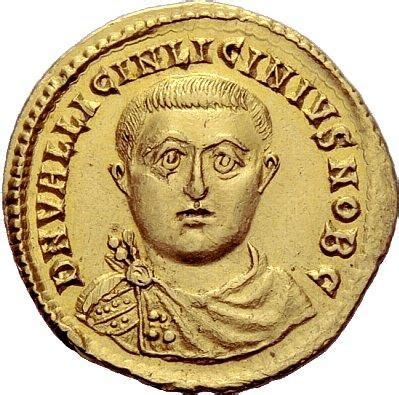 Valerius Licinianus Licinius II Caesar (317-324) | Gold coins, Treasure coin, Silver coins
