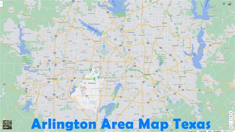 Arlington, Texas Map