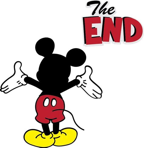 Mickey Mouse - the End - Join https://www.facebook.com/groups/32168669861/ to download SVG for ...