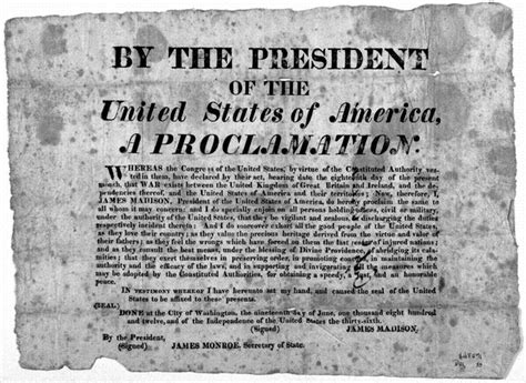 War Hawks’ urge military confrontation with Britain” (U.S. National Park Service)