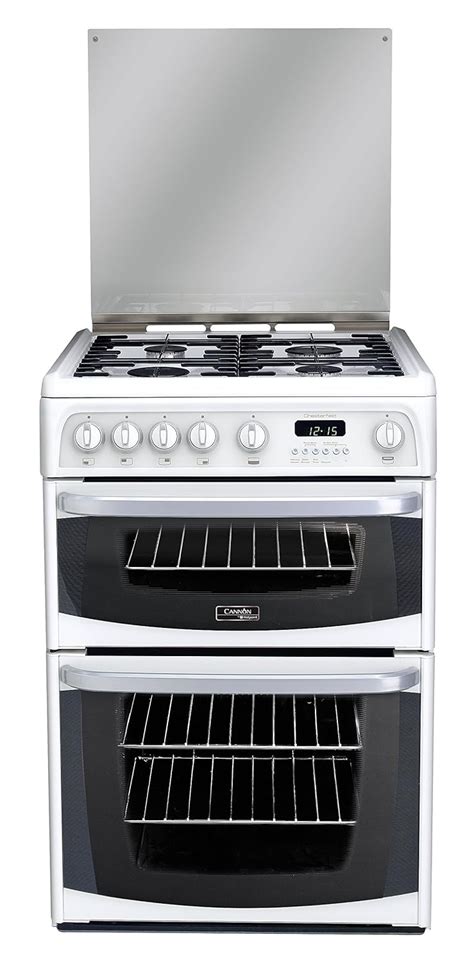 Hotpoint CH60GCIW Carrick 60cm Gas Cooker with Double Oven - White: Amazon.co.uk: Large Appliances