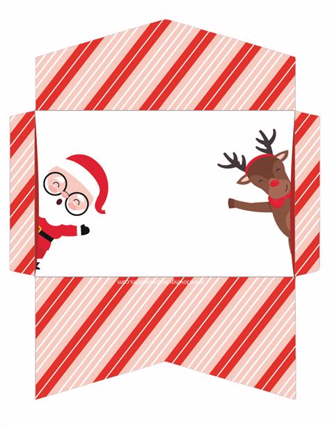 Printable Money Envelope Template Christmas - Printable Word Searches