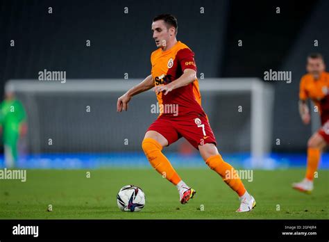 ISTANBUL, TURKEY - AUGUST 23: Kerem Akturkoglu of Galatasaray during the Super Lig match between ...