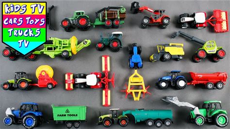 Learn about types of farm vehicles | Toy videos - YouTube