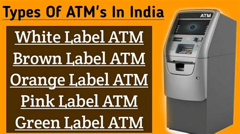 Types of ATM Explained - White Label And Brown Label ATM And ATM Machines - YouTube