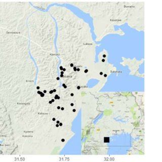 Map of Masaka District and sampled villages. | Download Scientific Diagram