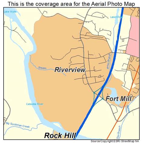 Aerial Photography Map of Riverview, SC South Carolina