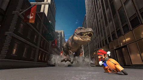 Escape from the T-Rex | Super Mario Odyssey | Super mario, Mario, Super ...