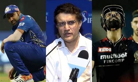 IPL 2022: Sourav Ganguly Breaks Silence on Virat Kohli, Rohit Sharma ...