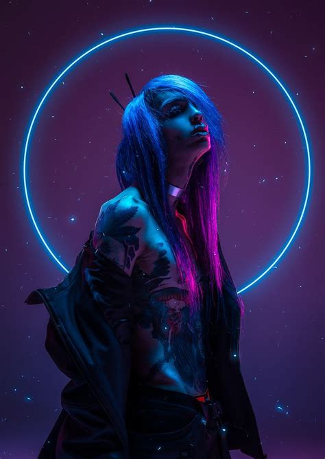 Human Punk | Cyberpunk aesthetic, Neon aesthetic, Cyberpunk girl