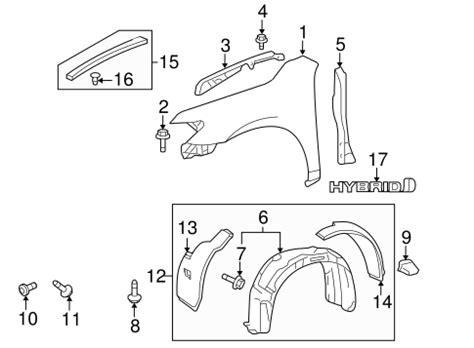 2009 Toyota Camry Body Parts Diagram | Reviewmotors.co