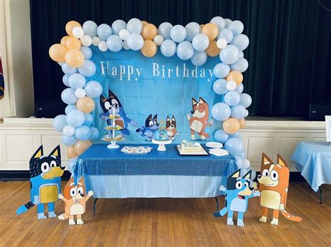 Bluey Birthday | Birthday, Boy birthday parties, Blue birthday parties