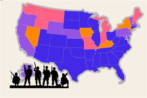 Military Draft Map Shows US States Women May Be Automatically Signed Up ...