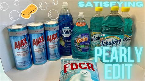 PEARLY EDIT🫧OCEAN BLUE FABULOSO | AJAX OXYGEN BLEACH POWDER | FOCA ...