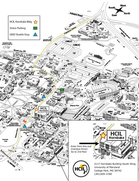 University of Maryland Map - College Park Maryland USA • mappery