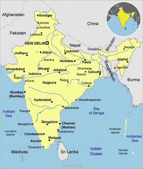 India Map Calcutta