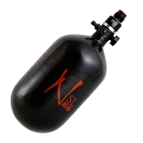 Ninja Paintball Pro V2 68 ci 4500 psi Super Lite Compressed Air Tank Black