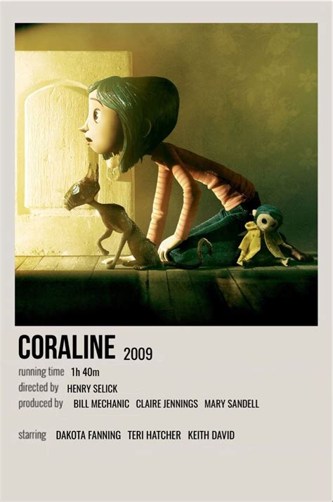 coraline | Coraline movie, Film posters minimalist, Halloween movie poster