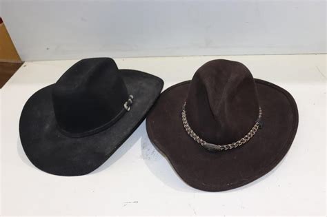 (2) TOBY KEITH COWBOY HATS | Live and Online Auctions on HiBid.com