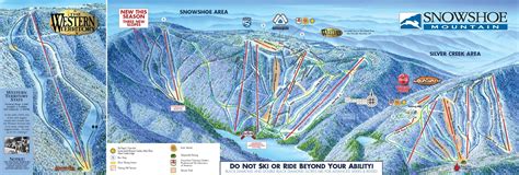 Snowshoe Mountain Trail Map • Piste Map • Panoramic Mountain Map