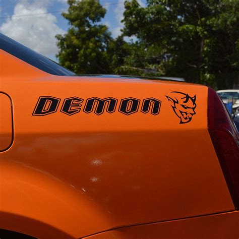 Dodge Challenger SRT Demon vinyl decal sticker auto car truck side