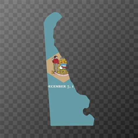 Delaware state flag. Vector illustration. 13430977 Vector Art at Vecteezy