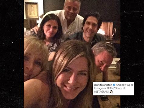 Jennifer Aniston Joins Instagram, Posts Pic of 'Friends' Cast Together