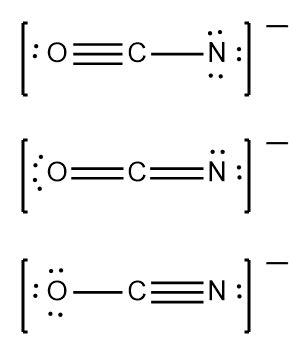 The following three Lewis structures can be drawn for N2O: (a) U ...