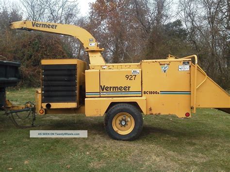 Vermeer Bc1800a Industrial Wood Chipper