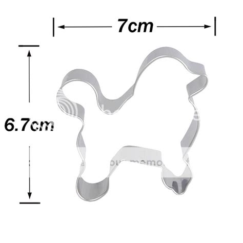 Stainless Steel Puppy Dog Bone Paw Shape Cookie Cake Cutter Baking ...