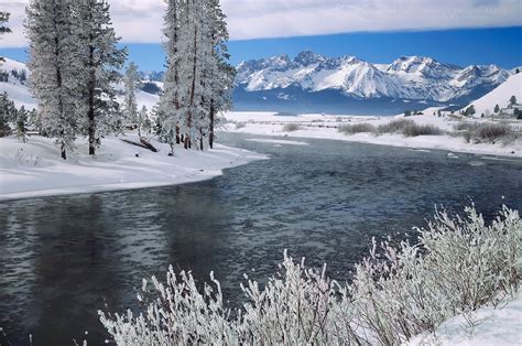 Salmon River in winter, Idaho - Alan Majchrowicz Photography