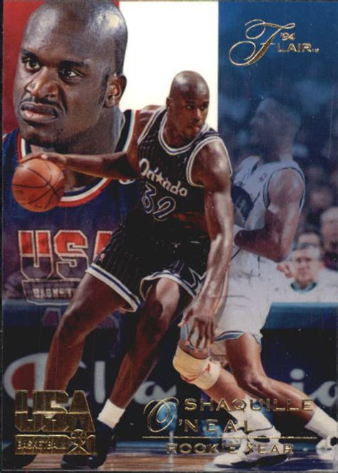 1994 Flair USA #77 Shaquille O'Neal/Rookie Year - NM-MT - THE COLLECTOR ...