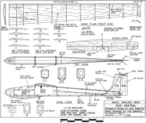 Woodwork Rc Glider Plans PDF Plans